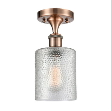Innovations Lighting 516 Cobbleskill Cobbleskill 5" Wide Semi-Flush Ceiling Fixture -