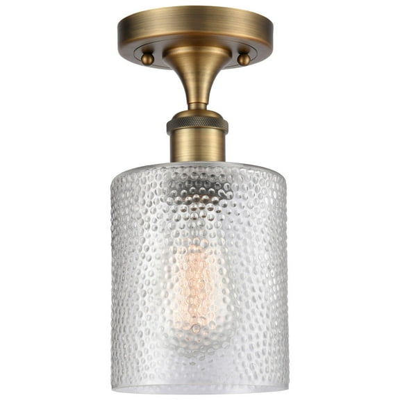 Innovations Lighting 516 Cobbleskill Cobbleskill 5" Wide Semi-Flush Ceiling Fixt