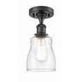 thumbnail image 1 of Innovations Lighting 516-1C-BK-G392 Ellery 5" Wide Semi-Flush Ceiling Fixture - Black, 1 of 3