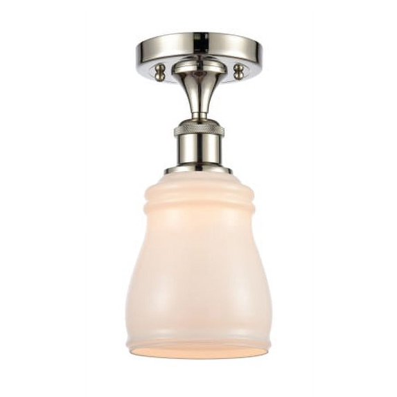Innovations Lighting 516 Ellery Ellery 5" Wide Semi-Flush Ceiling Fixture - White