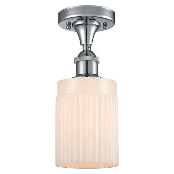 Innovations Lighting 516 Hadley Hadley 5" Wide Semi-Flush Ceiling Fixture - White