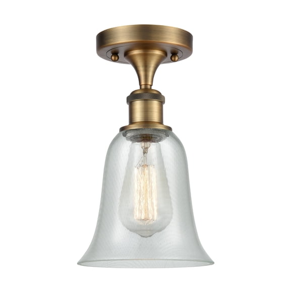 Innovations Lighting 516 Hanover Hanover 6" Wide Semi-Flush Ceiling Fixture - Brushed