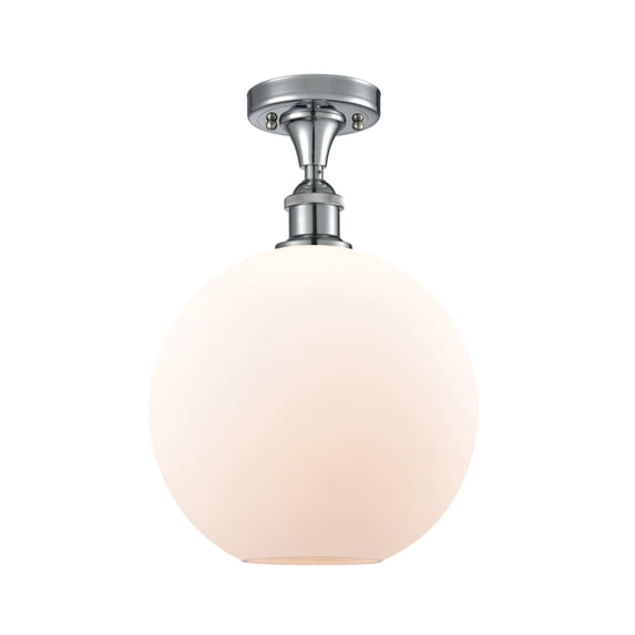 Innovations Lighting 516-1C-PC-G121-10 Large Athens 10" Wide Semi-Flush Ceiling Fixture -