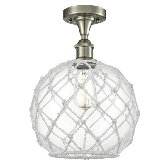 Innovations Lighting 516 Large Farmhouse Rope Large Farmhouse Rope 10" Wide Semi-Flush
