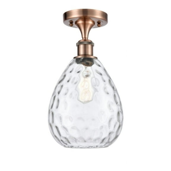 Innovations Lighting 516 Large Waverly Large Waverly 8" Wide Semi-Flush Ceiling Fixture -