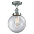 thumbnail image 1 of Innovations Lighting 517-1Ch-8 Beacon Beacon 1 Light 8" Wide Semi-Flush Ceiling Fixture -, 1 of 2