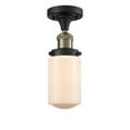 thumbnail image 1 of Innovations Lighting 517-1CH-BAB-G311 Dover 5" Wide Semi-Flush Ceiling Fixture -, 1 of 2