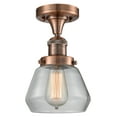 thumbnail image 1 of Innovations Lighting 517-1CH-AC-G172 Fulton 1 Light 7" Wide Semi-Flush Ceiling Fixture -, 1 of 2