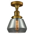 thumbnail image 1 of Innovations Lighting 517-1Ch Fulton Fulton 1 Light 7" Wide Semi-Flush Ceiling Fixture -, 1 of 2