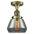 thumbnail image 1 of Innovations Lighting 517-1CH-AB-G173 Fulton 1 Light 7" Wide Semi-Flush Ceiling Fixture -, 1 of 2
