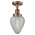 thumbnail image 1 of Innovations Lighting 517-1Ch Geneseo Geneseo 1 Light 6-1/2" Wide Semi-Flush Ceiling, 1 of 2