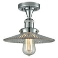thumbnail image 1 of Innovations Lighting 517-1Ch Halophane Halophane 1 Light 9" Wide Semi-Flush Ceiling, 1 of 2