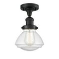 thumbnail image 1 of Innovations Lighting 517-1CH-BK-G324 Olean 7" Wide Semi-Flush Ceiling Fixture - Black, 1 of 2