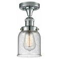 thumbnail image 1 of Innovations Lighting 517-1CH-PC-G54 Small Bell 1 Light 5" Wide Semi-Flush Ceiling Fixture, 1 of 2