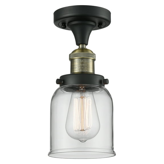 Innovations Lighting 517-1Ch Small Bell Small Bell 1 Light 5" Wide Semi-Flush Ceiling