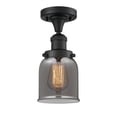 thumbnail image 1 of Innovations Lighting 517-1CH-BK-G53 Small Bell 1 Light 5" Wide Semi-Flush Ceiling Fixture, 1 of 2