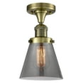 thumbnail image 1 of Innovations Lighting 517-1Ch / Small Cone 1 Light 6-1/2" Wide Semi-Flush Ceiling Fixture -, 1 of 2