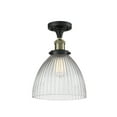 thumbnail image 1 of Innovations Lighting 517-1CH-BAB-G222 Seneca Falls 10" Wide Semi-Flush Ceiling Fixture -, 1 of 2
