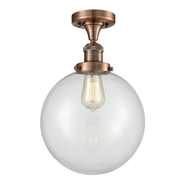 Innovations Lighting 517 X-Large Beacon X-Large Beacon 10" Wide Semi-Flush Globe Ceiling