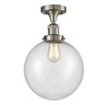 thumbnail image 1 of Innovations Lighting 517-1CH-SN-G204-10 X-Large Beacon 10" Wide Semi-Flush Globe Ceiling, 1 of 4