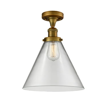 Innovations Lighting 517 X-Large Cone X-Large Cone 12" Wide Semi-Flush Ceiling Fixture -