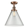 thumbnail image 1 of Innovations Lighting 517-1CH-AC-G42-L X-Large Cone 12" Wide Semi-Flush Ceiling Fixture -, 1 of 2