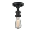 thumbnail image 1 of Innovations Lighting 517Nh-1C Bare Bulb 1 Light 5" Wide Flush Mount Ceiling Fixture -, 1 of 1