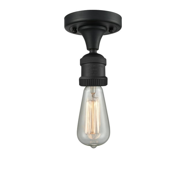 Innovations Lighting 517Nh-1C Bare Bulb 1 Light 5" Wide Flush Mount Ceiling Fixture -