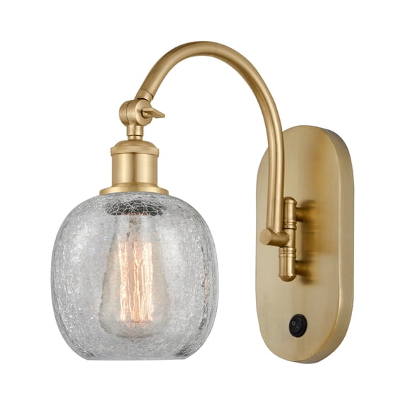 Innovations Lighting 518-1W-13-6 Belfast Sconce Belfast 13" Tall Wall Sconce - Satin Gold