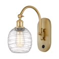 thumbnail image 1 of Innovations Lighting 518-1W-SG-G1013 Belfast 13" Tall Wall Sconce - Satin Gold / Deco, 1 of 5