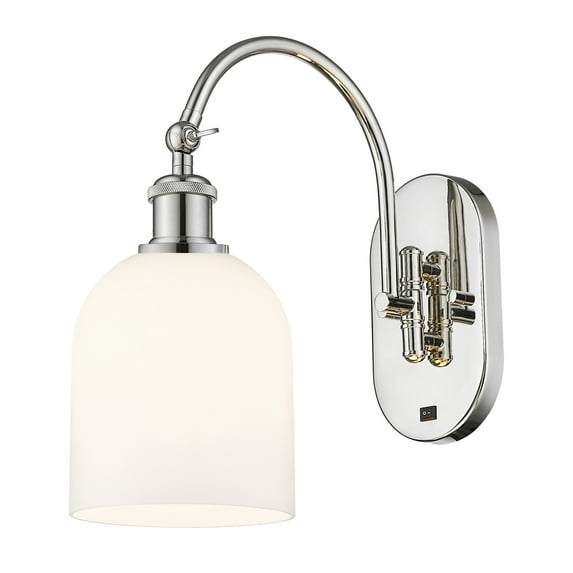 Innovations Lighting 518-1W-13-6 Bella Sconce Bella 13" Tall Wall Sconce - White