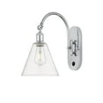 thumbnail image 1 of Innovations Lighting 518-1W-14-8 Berkshire Sconce Berkshire 14" Tall Wall Sconce - Chrome, 1 of 5