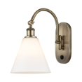thumbnail image 1 of Innovations Lighting 518-1W-AB-GBC-81 Berkshire 14" Tall Wall Sconce - White, 1 of 5