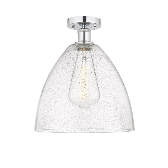Innovations Lighting 616-1F-PC-GBD-124 Bristol 12" Wide Semi-Flush Ceiling Fixture -