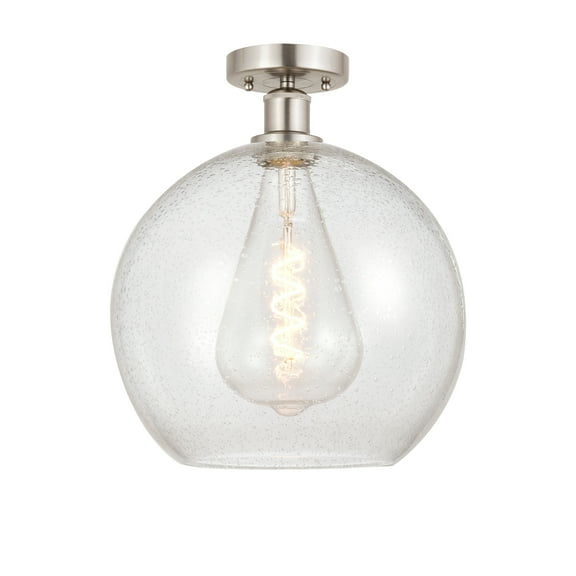 Innovations Lighting 616-1F-16-12 Athens Semi-Flush Athens 12" Wide Semi-Flush Globe