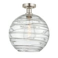 thumbnail image 1 of Innovations Lighting 616-1F-SN-G1213-12 Athens 12" Wide Semi-Flush Globe Ceiling Fixture -, 1 of 5