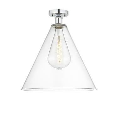 Innovations Lighting 616-1F-19-16 Berkshire Semi-Flush Berkshire 16" Wide Semi-Flush