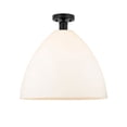 thumbnail image 1 of Innovations Lighting 616-1F-BK-GBD-161 Bristol 16" Wide Semi-Flush Ceiling Fixture - White, 1 of 5