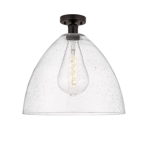 Innovations Lighting 616-1F-OB-GBD-164 Bristol 16" Wide Semi-Flush Ceiling Fixture -
