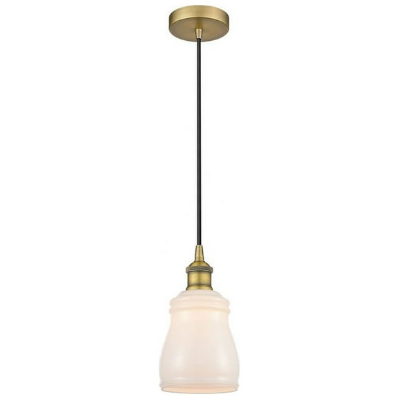 Innovations Lighting 616-1P-10-5 Ellery Pendant Ellery 5" Wide Mini Pendant - White