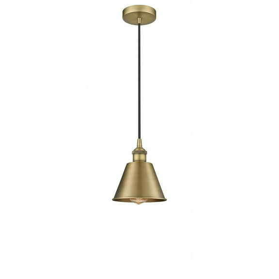 Innovations Lighting 616-1P-8-7 Smithfield Pendant Smithfield 7" Wide Mini Pendant - Brass