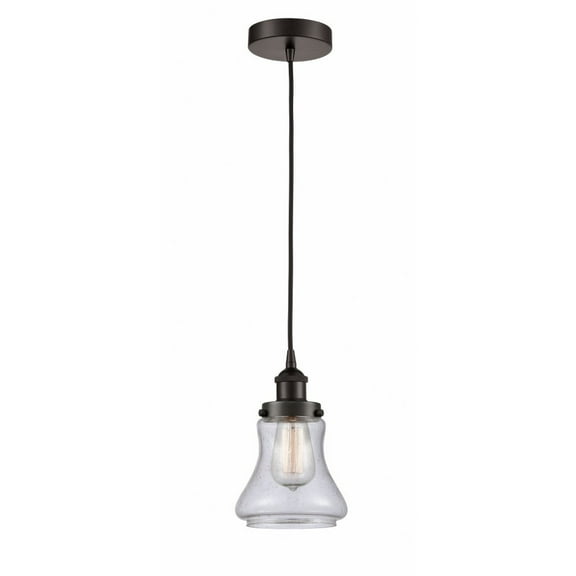 Innovations Lighting 616-1Ph-10-6 Bellmont Pendant Bellmont 6" Wide Mini Pendant - Bronze