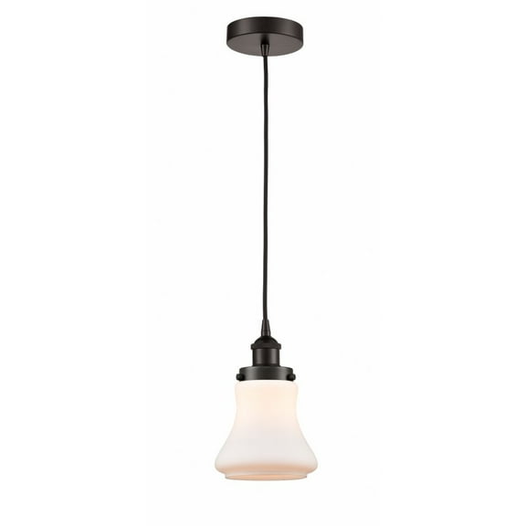 Innovations Lighting 616-1Ph-10-6 Bellmont Pendant Bellmont 6" Wide Mini Pendant -