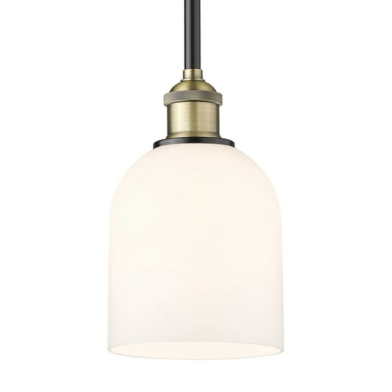 Innovations Lighting 616-1S 9 6 Bella Pendant Bella 6" Wide Mini Pendant - Black Antique