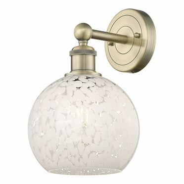 Innovations Lighting - White Mouchette - 1 Light Wall Sconce In Modern