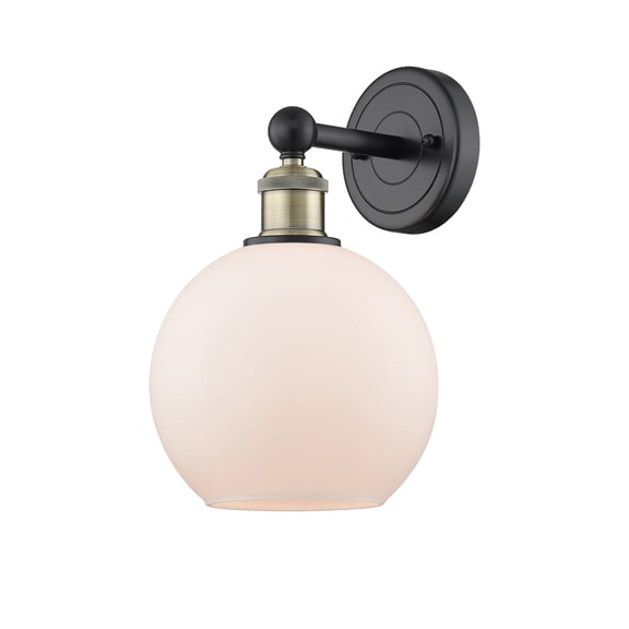 Innovations Lighting 616-1W-BAB-G121-8 Athens 13" Tall Wall Sconce - MultiColor