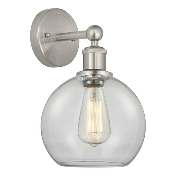 Innovations Lighting 616-1W-13-8 Athens Sconce Athens 13" Tall Wall Sconce - Nickel