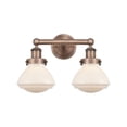 thumbnail image 1 of Innovations Lighting 616-2W-AC-G321 Olean 2 Light 16" Wide Vanity Light - Antique Copper /, 1 of 7