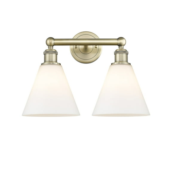 Innovations Lighting 616-2W-13-17 Berkshire Vanity Berkshire 2 Light 17" Wide Vanity Light