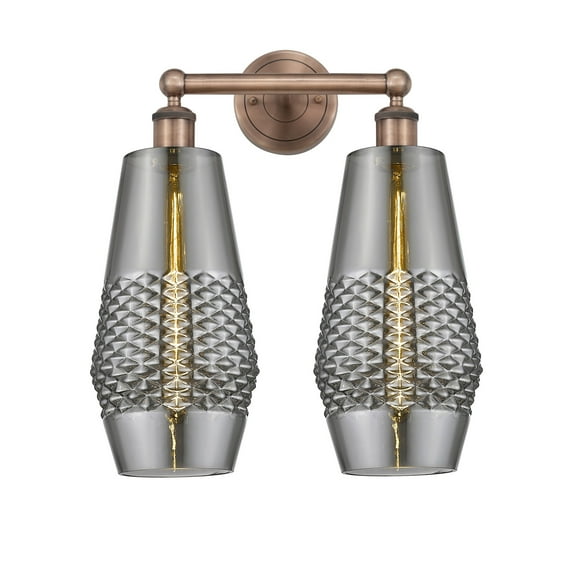 Innovations Lighting 616-2W-19-16 Windham Vanity Windham 2 Light 16" Wide Vanity Light -